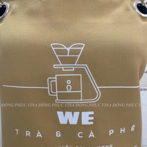 Logo Trà Và Cà Phê in tạp dề We