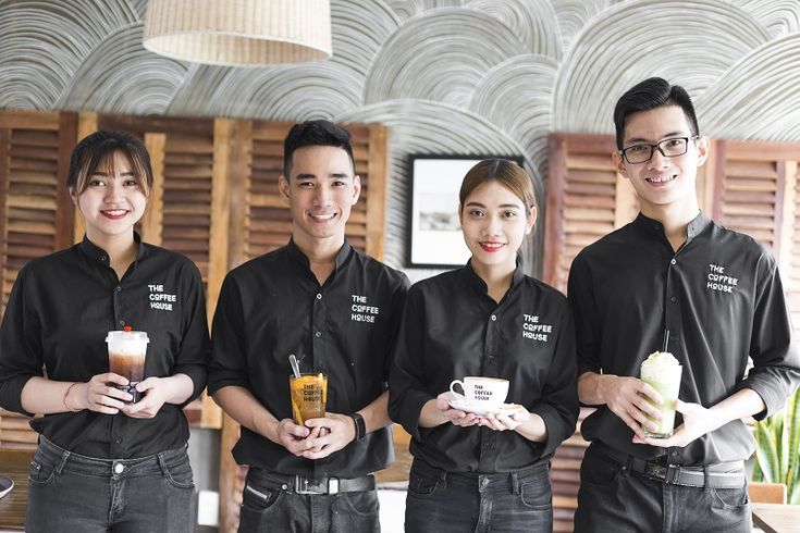 áo sơ mi quán cafe cho nhân viên phục vụ chuyên nghiệp